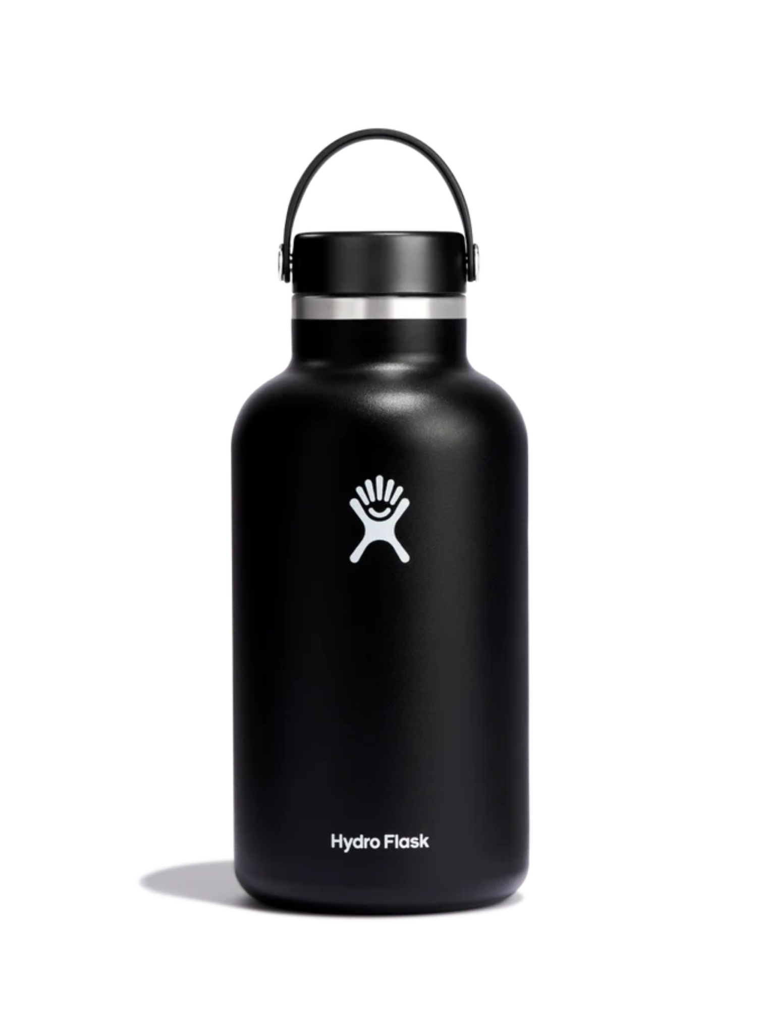 Hydroflask Bottle with Flex Straw Cap - Black