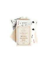 Misc. Goods Co Playing Cards - Ivory