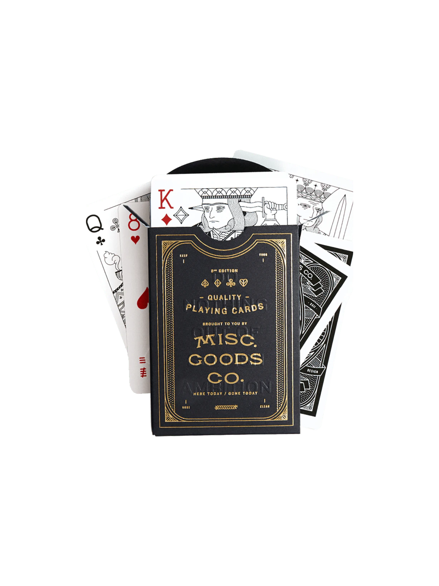 Misc. Goods Co. Playing Cards - Black