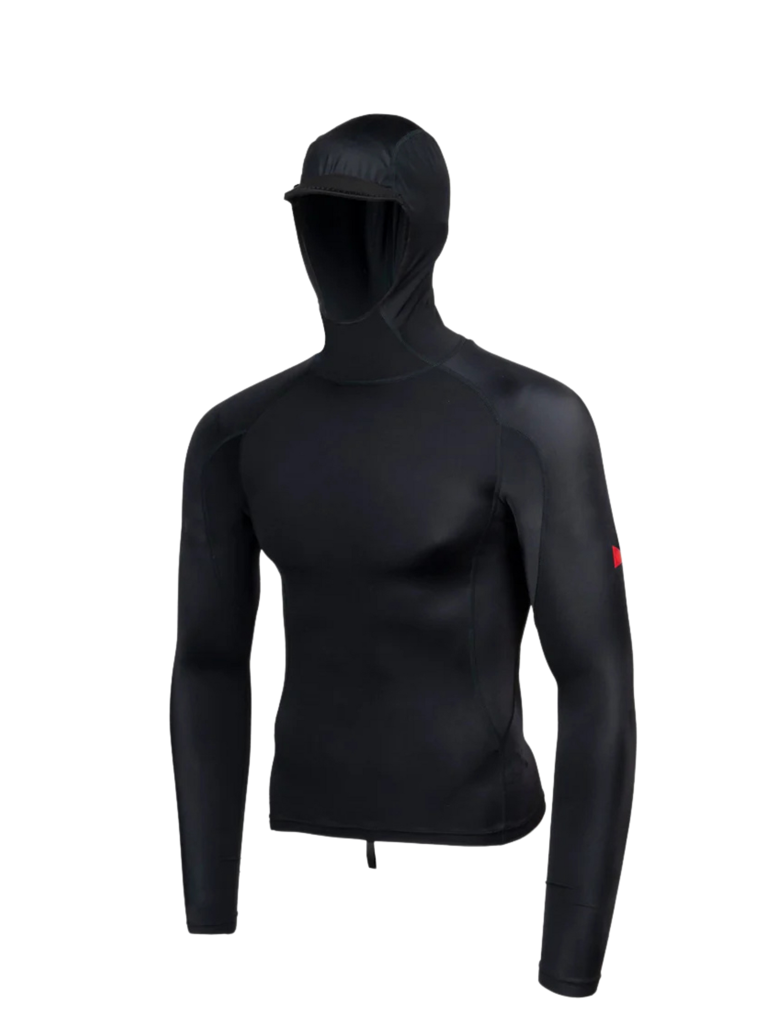 Florence Marine Long Sleeve Hooded Rashguard - Black | Keel Surf & Supply