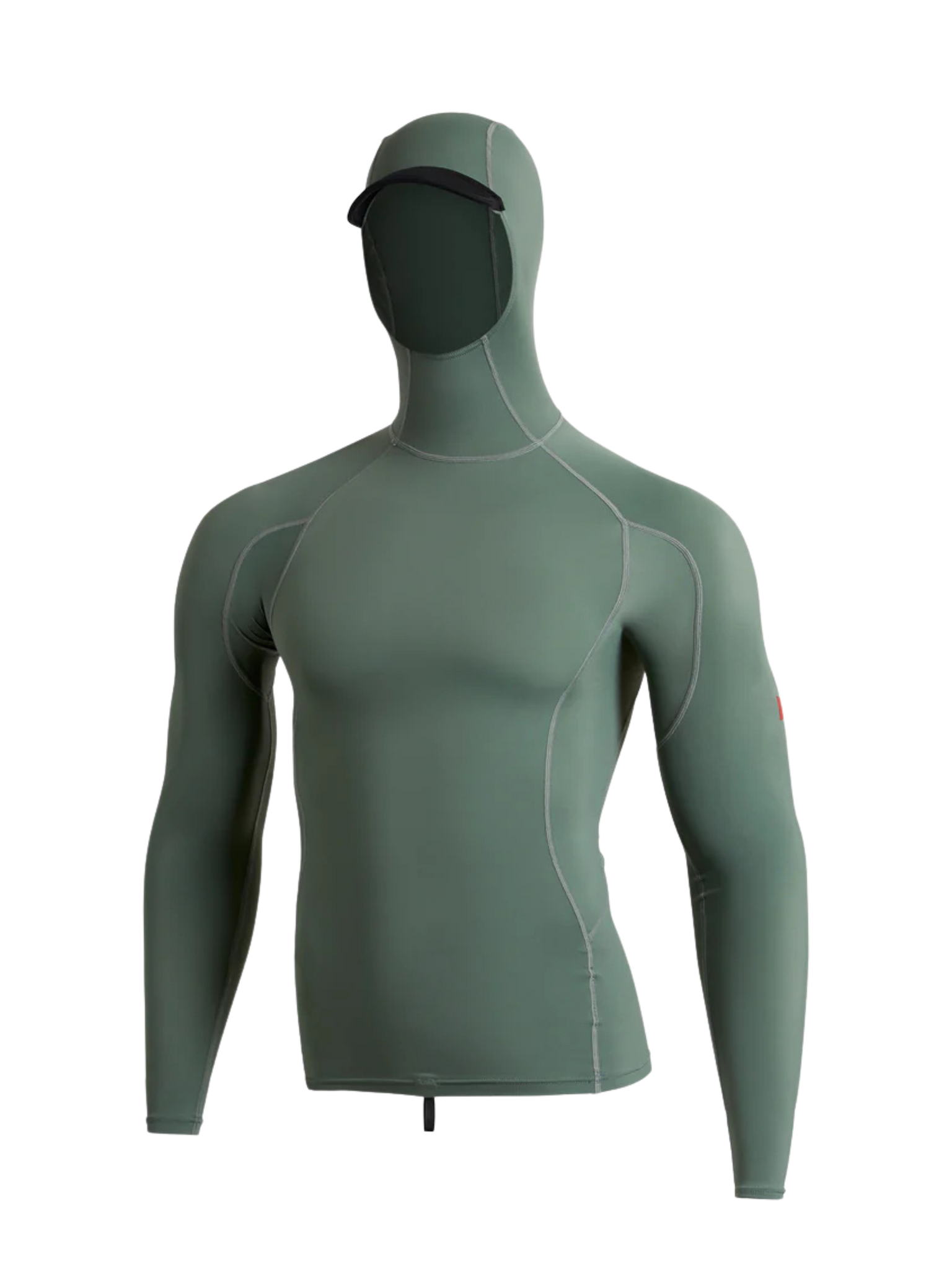 Florence Marine Long Sleeve Utility Hooded Rashguard - Dark Sage | Keel Surf & Supply
