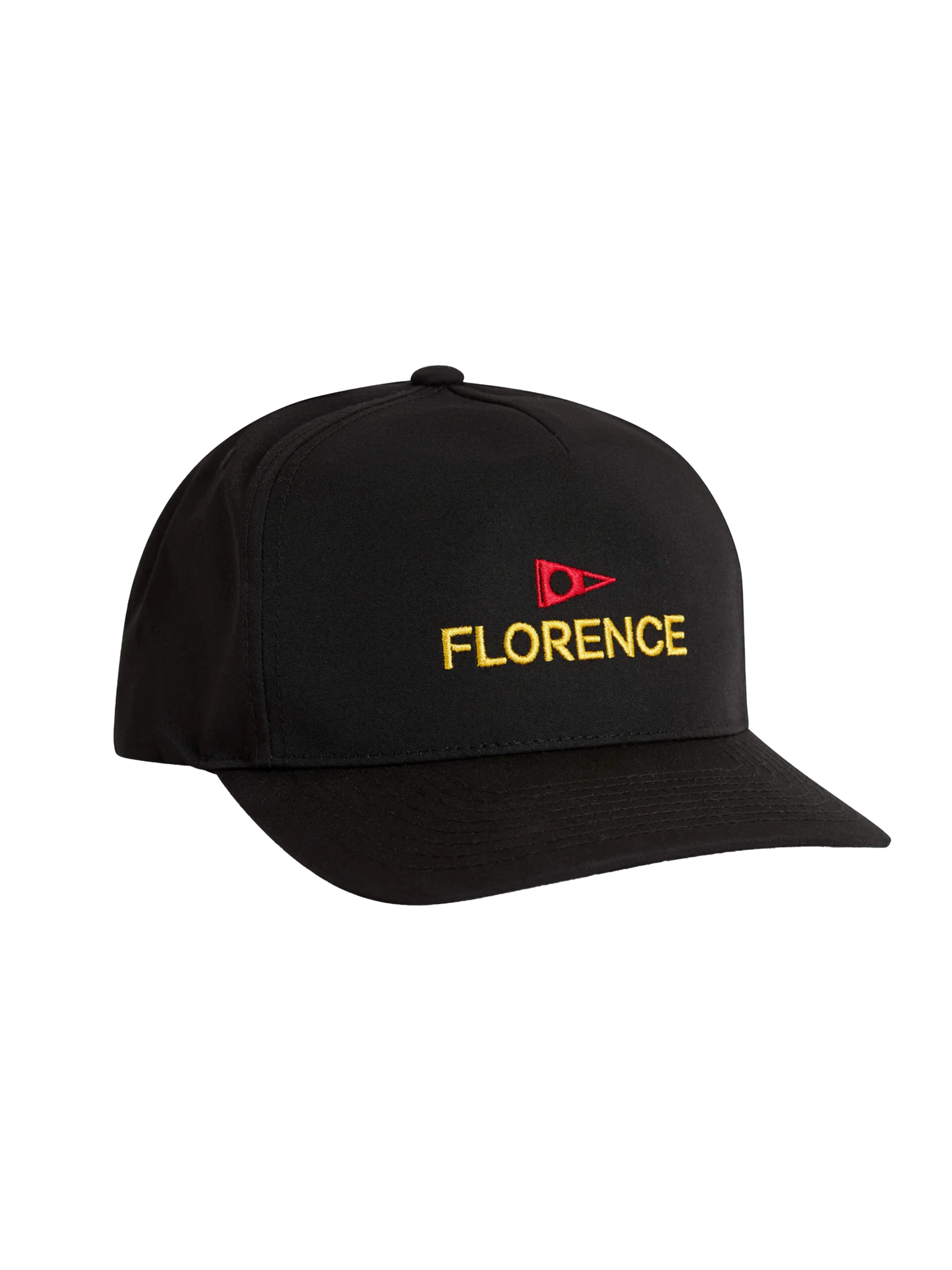 Logo Structured Twill Hat - Black