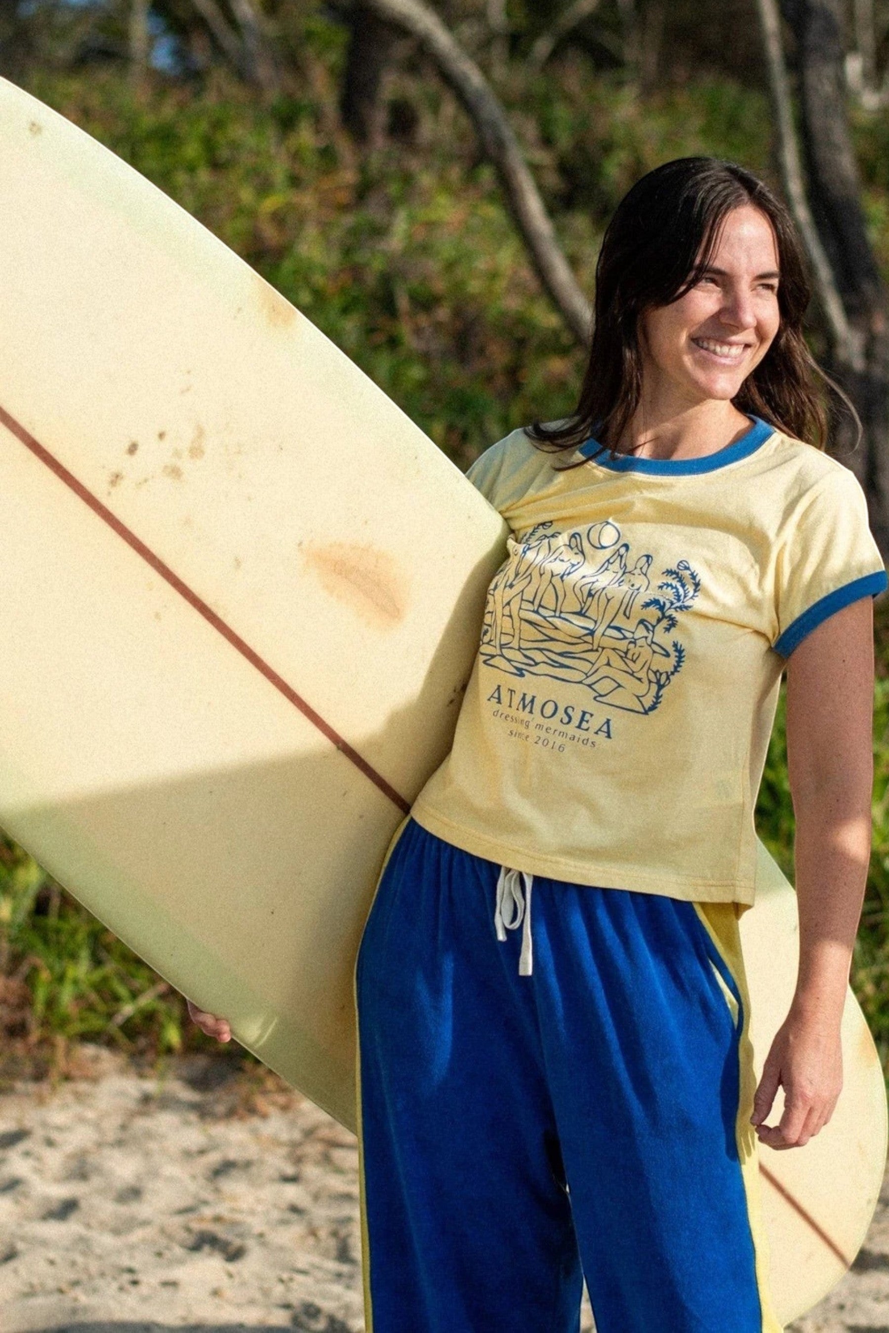 Artist Cap Sleeve Tee ' Dressing Mermaids' By Fillippa Edgehill