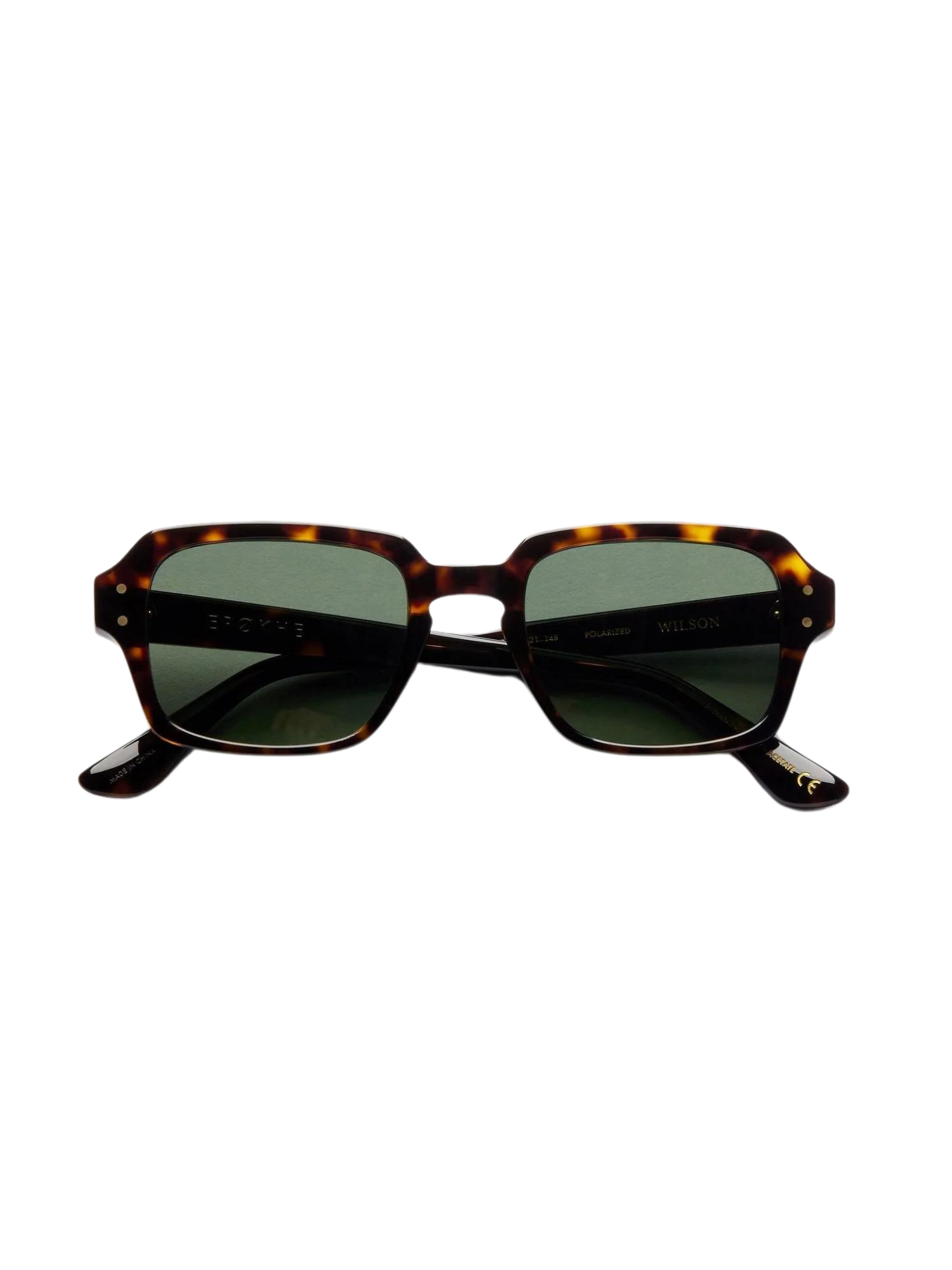 Epokhe Wilson - Tortoise Polished / Green Polarised