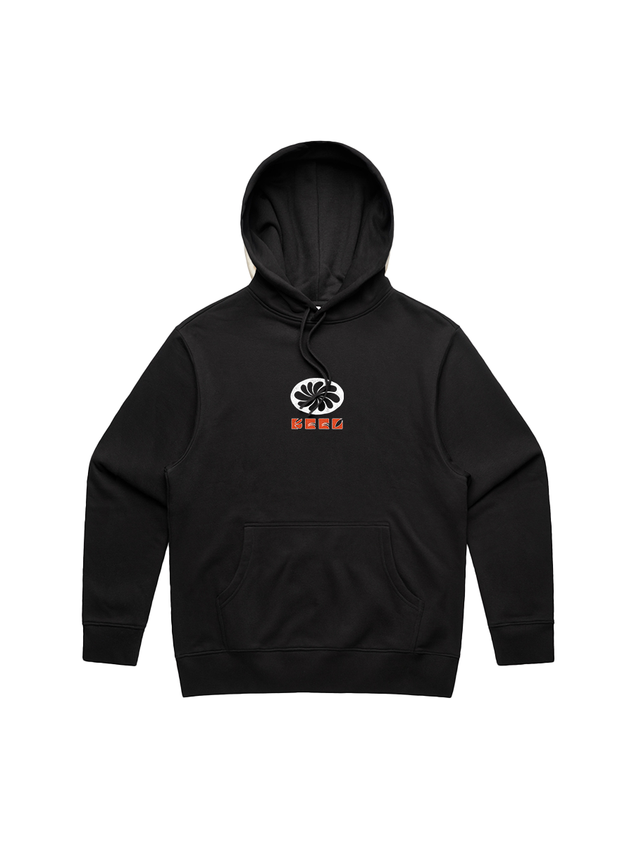 Keel Flower Blast Hood ~ Black