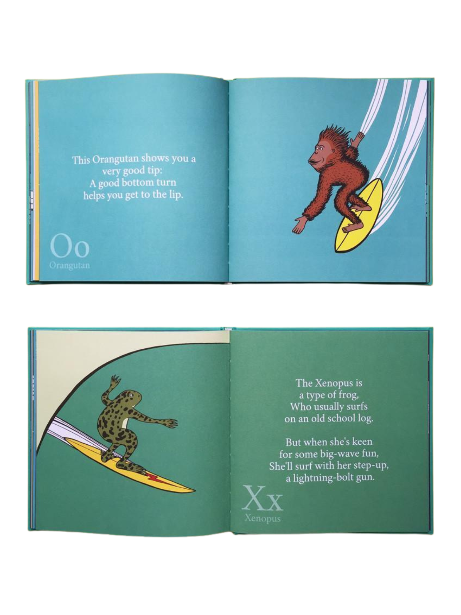 Surfing Animals Alphabet Book - Jonas Claesson
