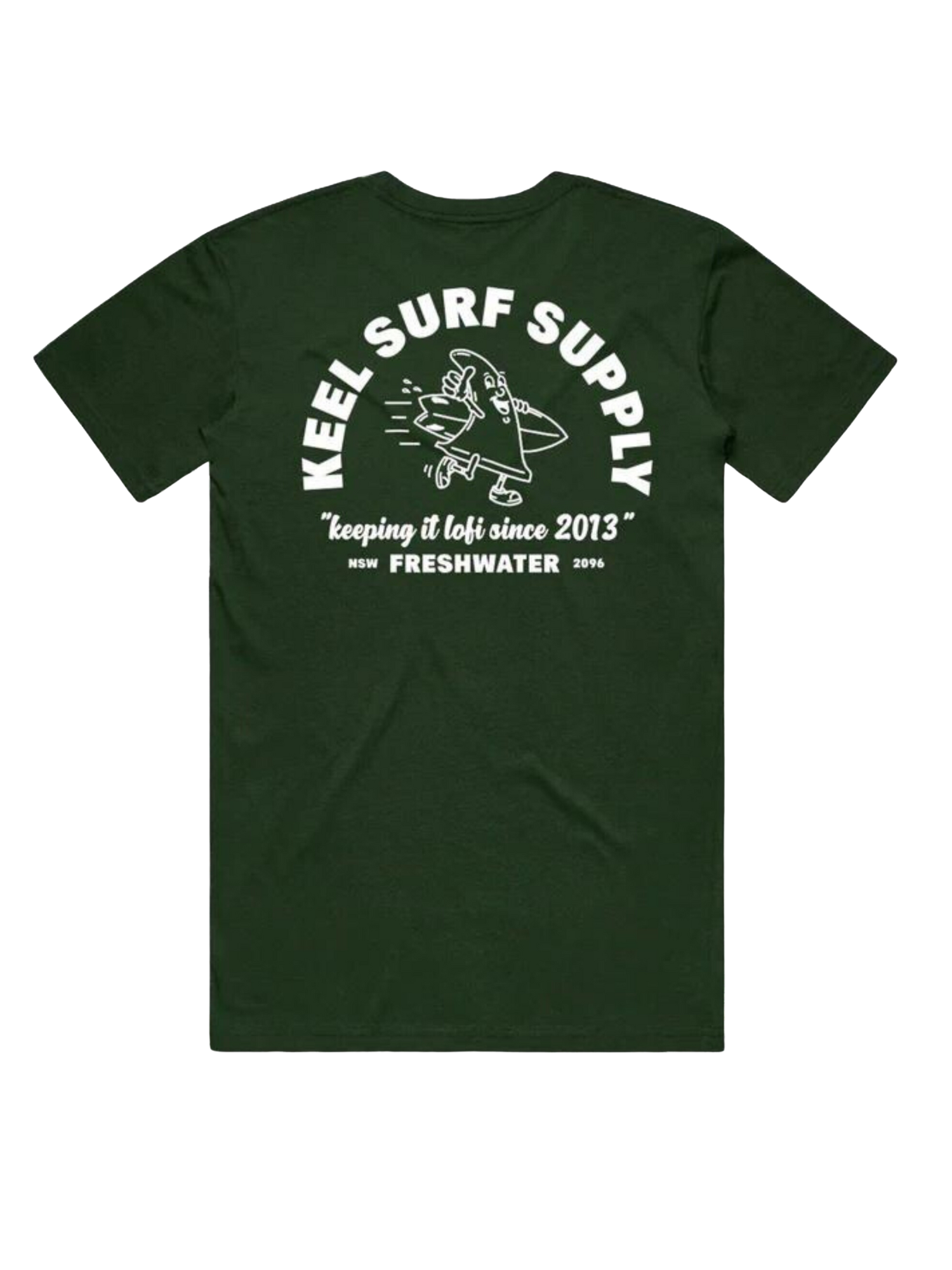 Keel LoFi Tee ~ Forest - Keel Surf & Supply