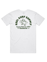 Keel Lofi Tee ~ White - Keel Surf & Supply