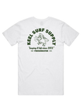 Keel Lofi Tee ~ White - Keel Surf & Supply