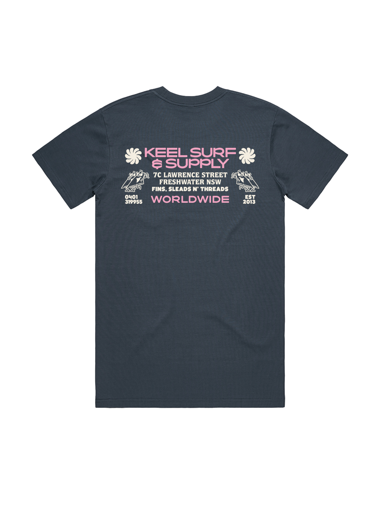 Fins Sleds n Threads Tee - Keel Surf & Supply