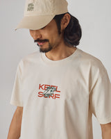 KEEL Fins Sleds n Threads  Tee - Ecru - Keel Surf & Supply