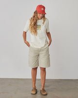 KEEL Womens Grow Your Own Tee - Ecru - Keel Surf & Supply
