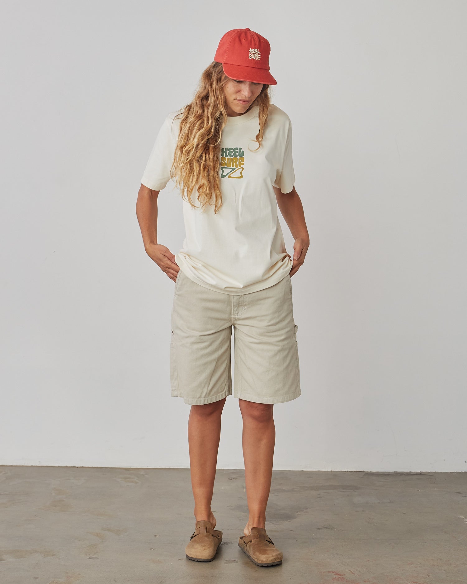 KEEL Womens Grow Your Own Tee - Ecru - Keel Surf & Supply