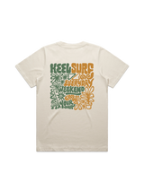 KEEL Womens Grow Your Own Tee - Ecru - Keel Surf & Supply