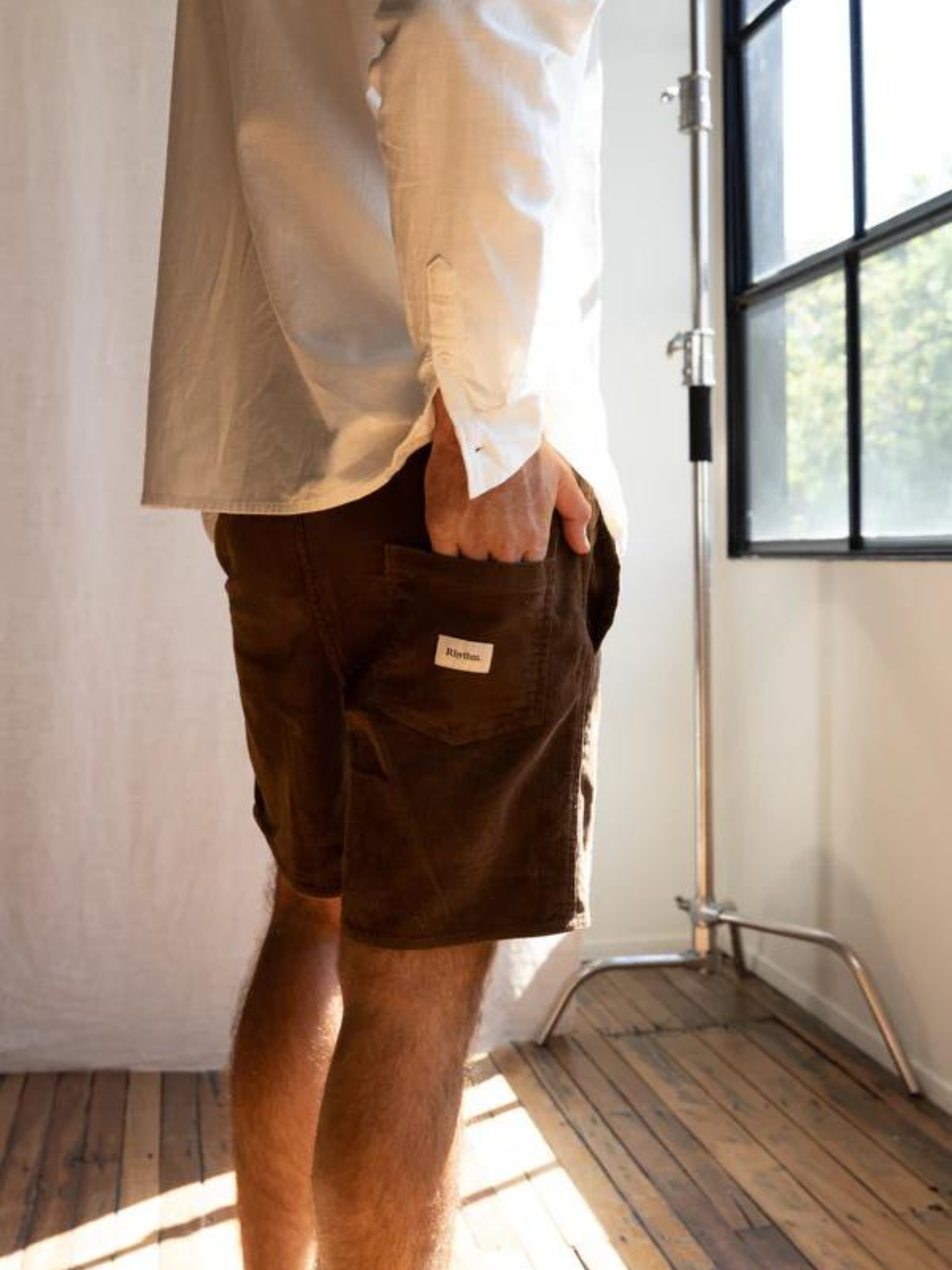 Rhythm Classic Cord Jam - Chocolate | Keel Surf & Supply