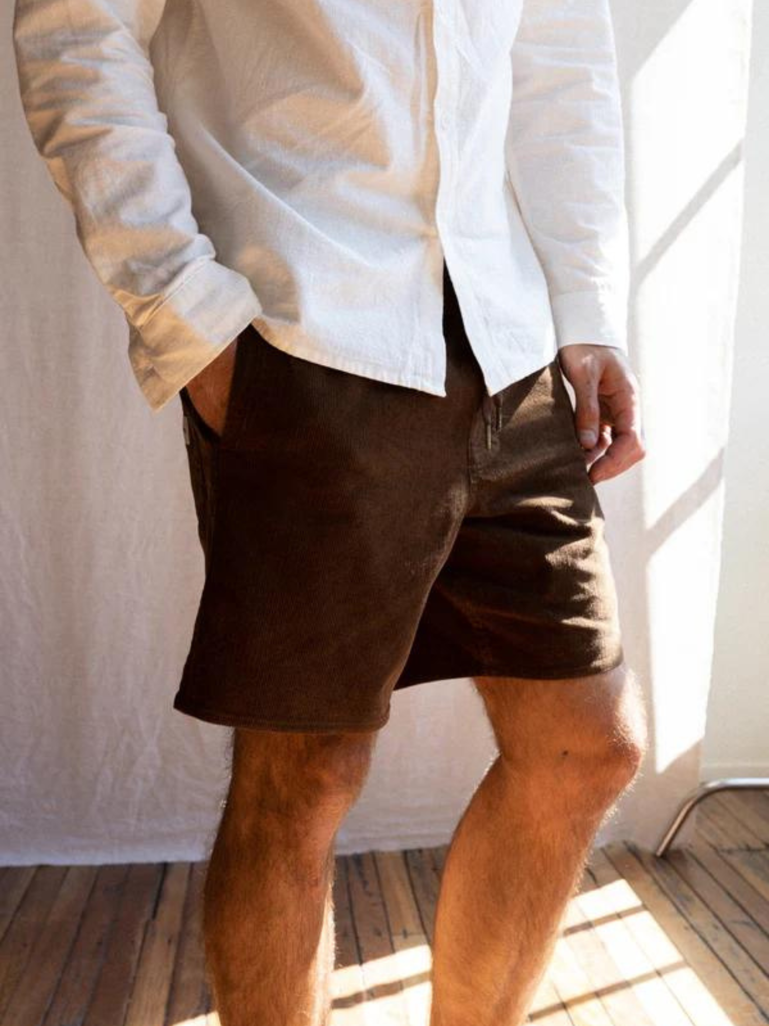 Rhythm Classic Cord Jam - Chocolate | Keel Surf & Supply