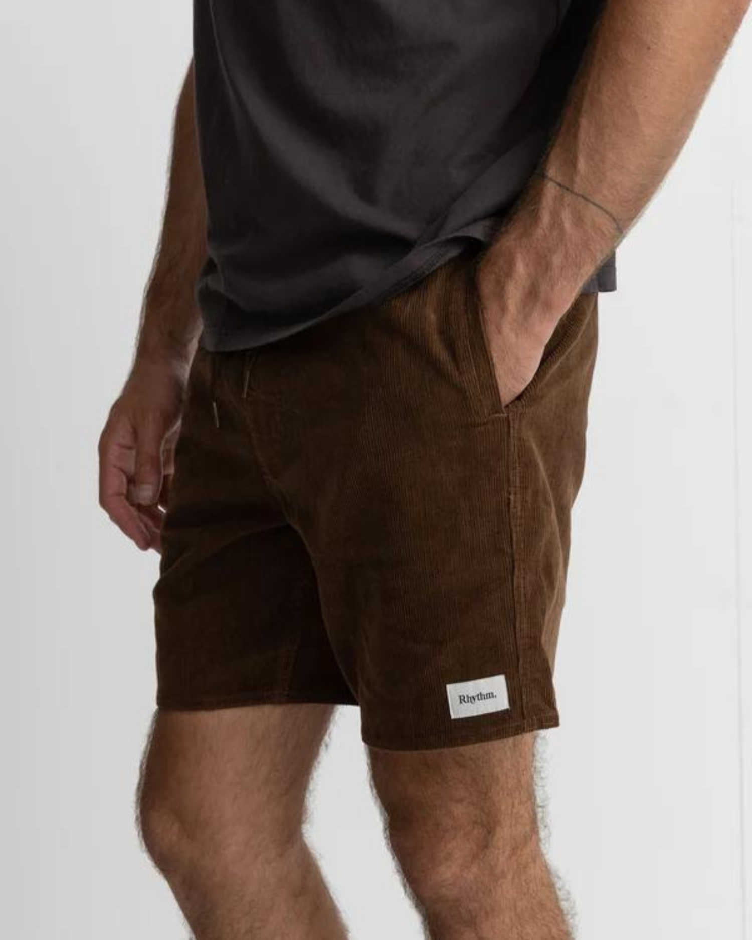 Rhythm Classic Cord Jam - Chocolate | Keel Surf & Supply