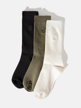 Rhythm Classic 3 Pack Socks - Multi - Keel Surf & Supply