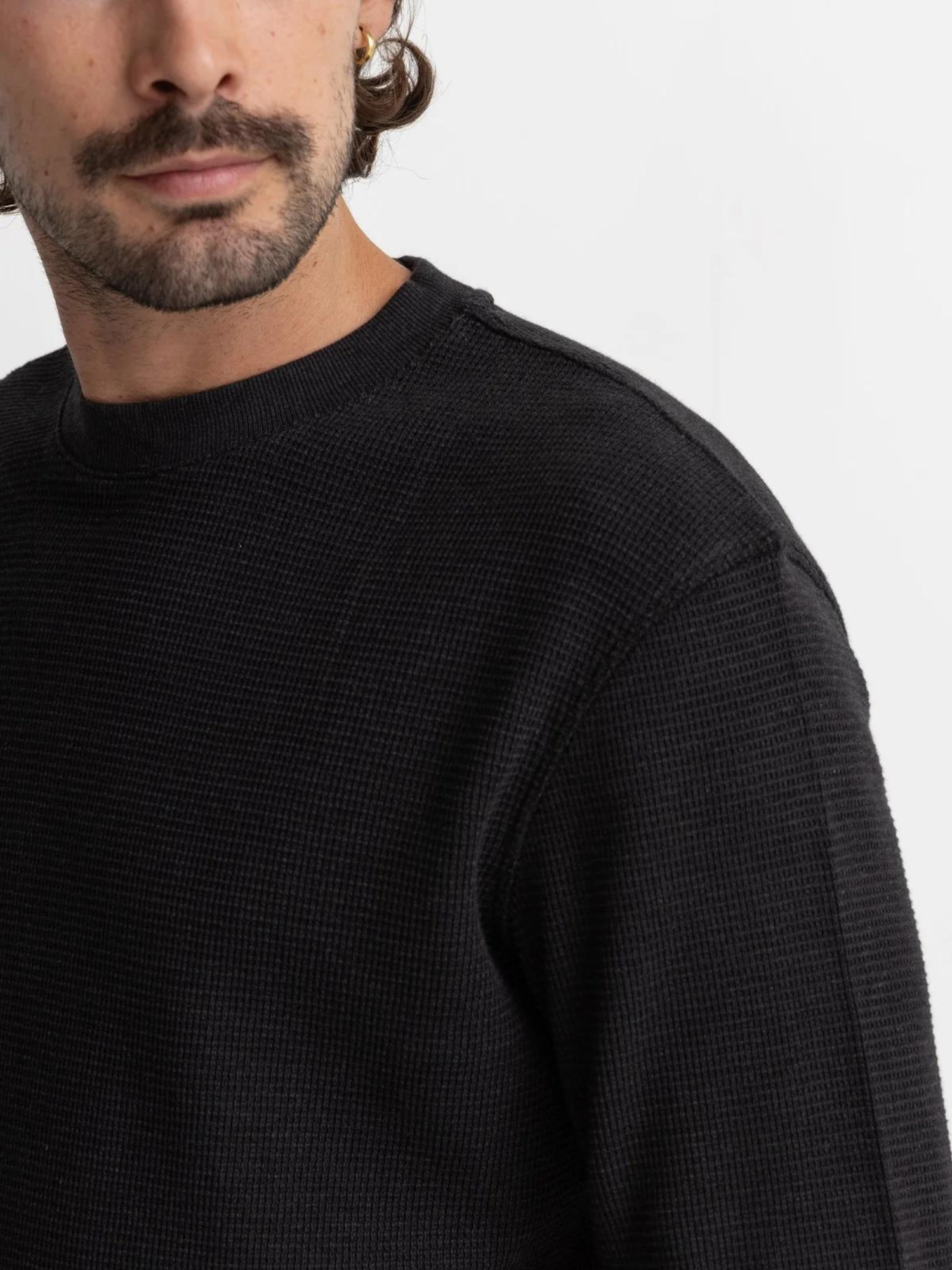Rhythm Classic Waffle Knit - Vintage Black - Keel Surf & Supply