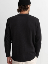 Rhythm Classic Waffle Knit - Vintage Black - Keel Surf & Supply