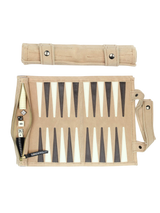 Sondergut Roll Up Backgammon ~ Cream