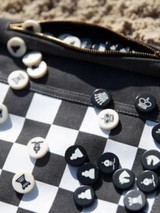 Sondergut Roll Up Chess/Checkers ~ Charcoal