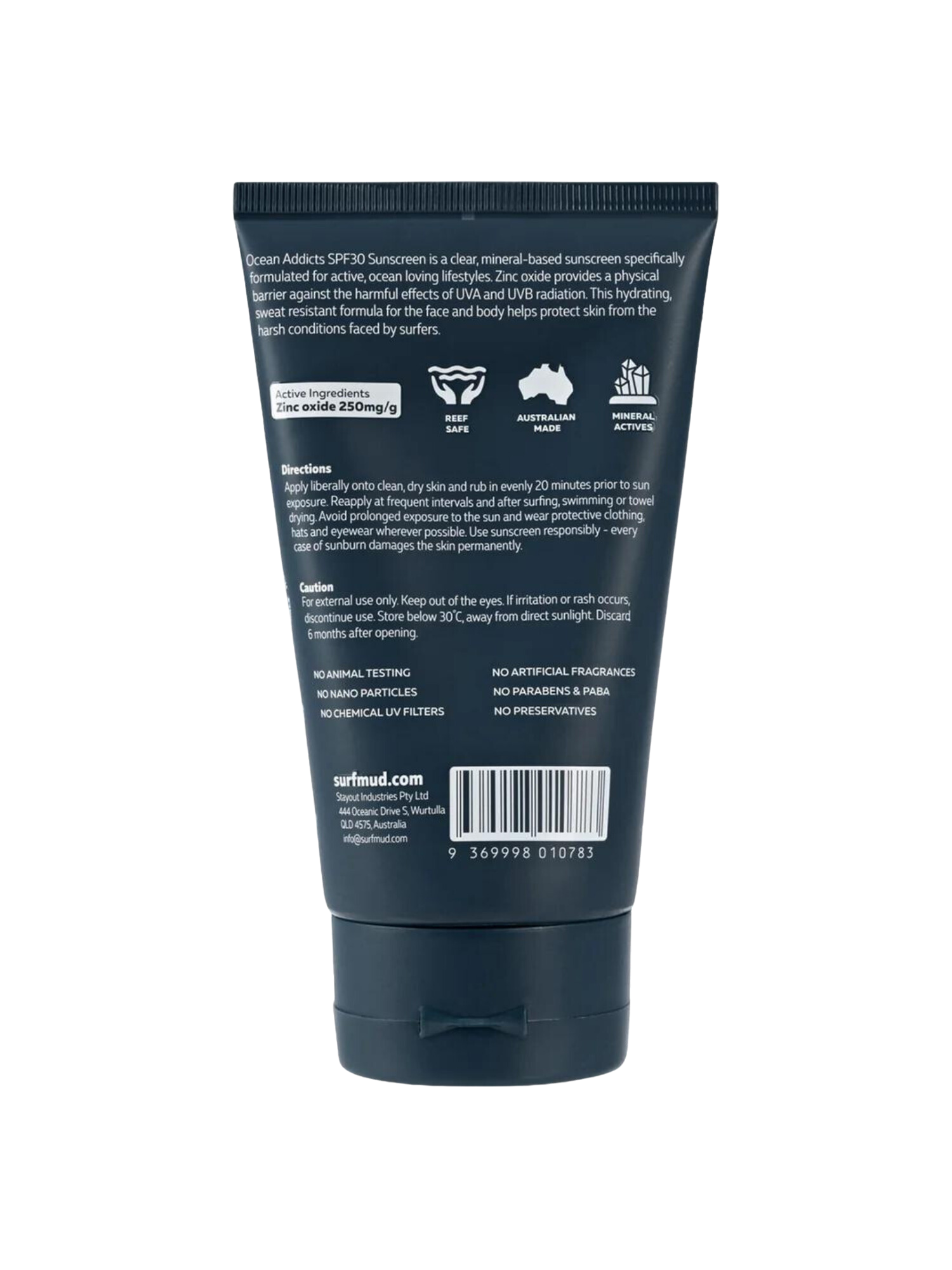 Ocean Addicts SPF30 Sunscreen - Keel Surf & Supply