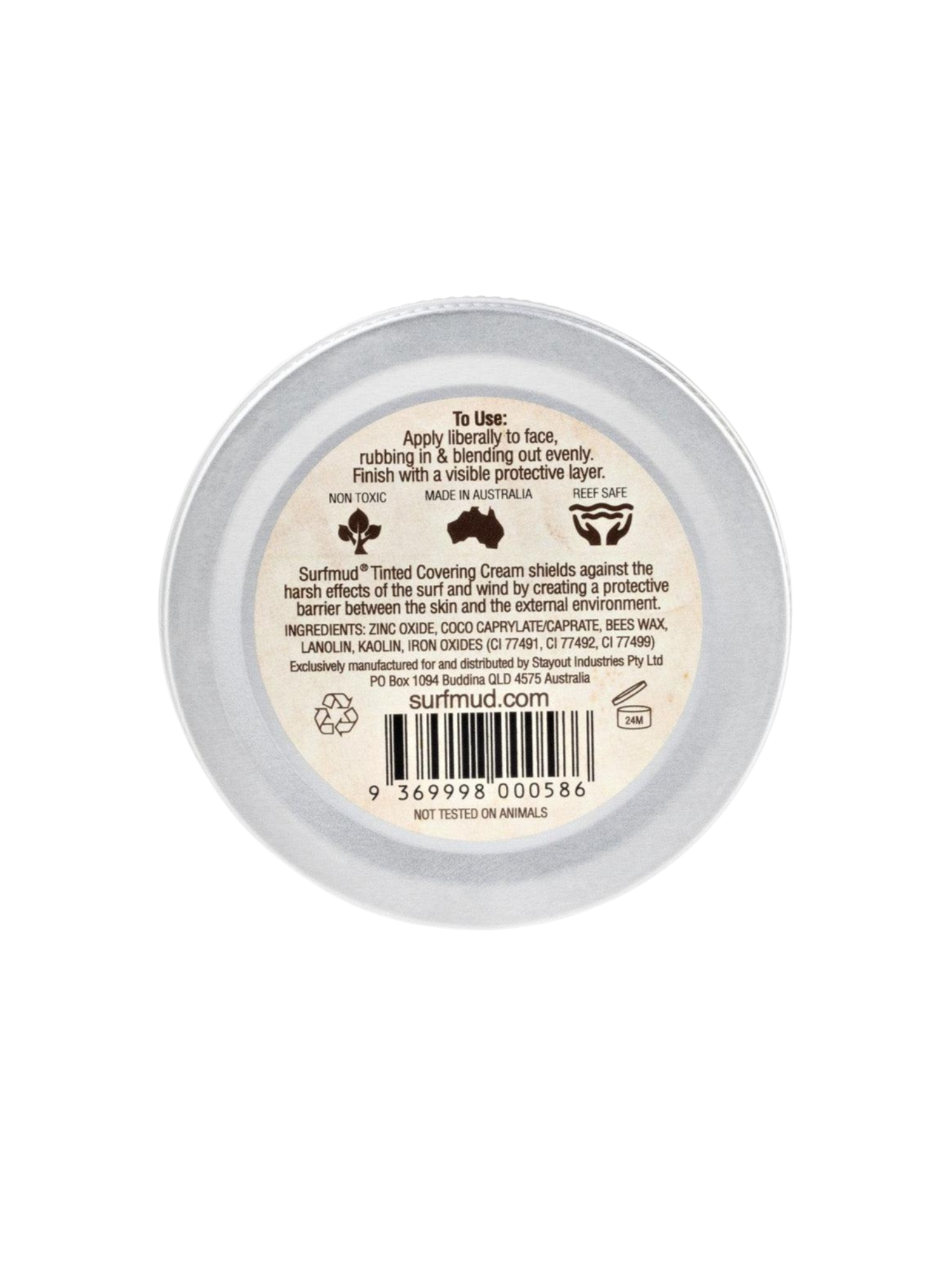 Natural Zinc Surf Mud - Keel Surf & Supply