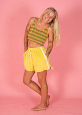 Atmosea Terry Towelling Short Butter Yellow | Keel Surf & Supply