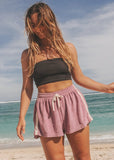 Atmosea Terry Towelling Short Jacaranda Purple | Keel Surf & Supply