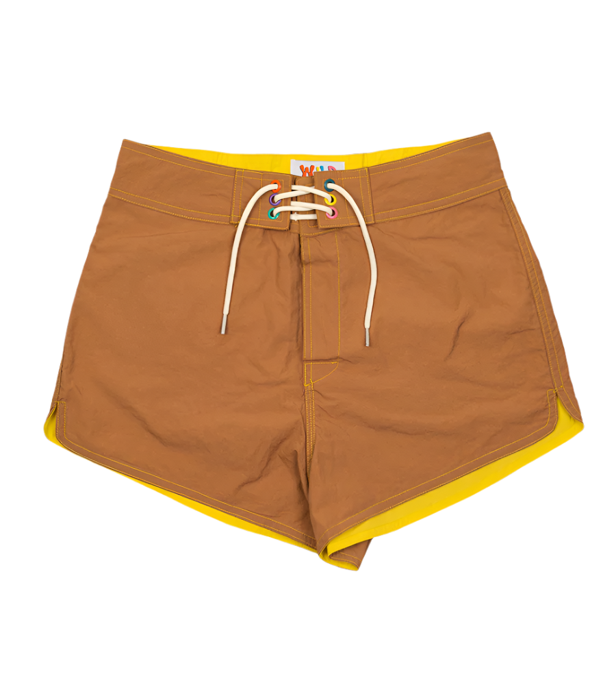 Wild Things Surf Short 12" Kanga/Yellow | Keel Surf & Supply