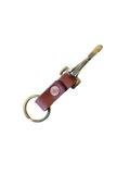 Wolf Pack Leather Mini Key Fob - Black / Dark Brown / Nut Brown | Keel Surf & Supply