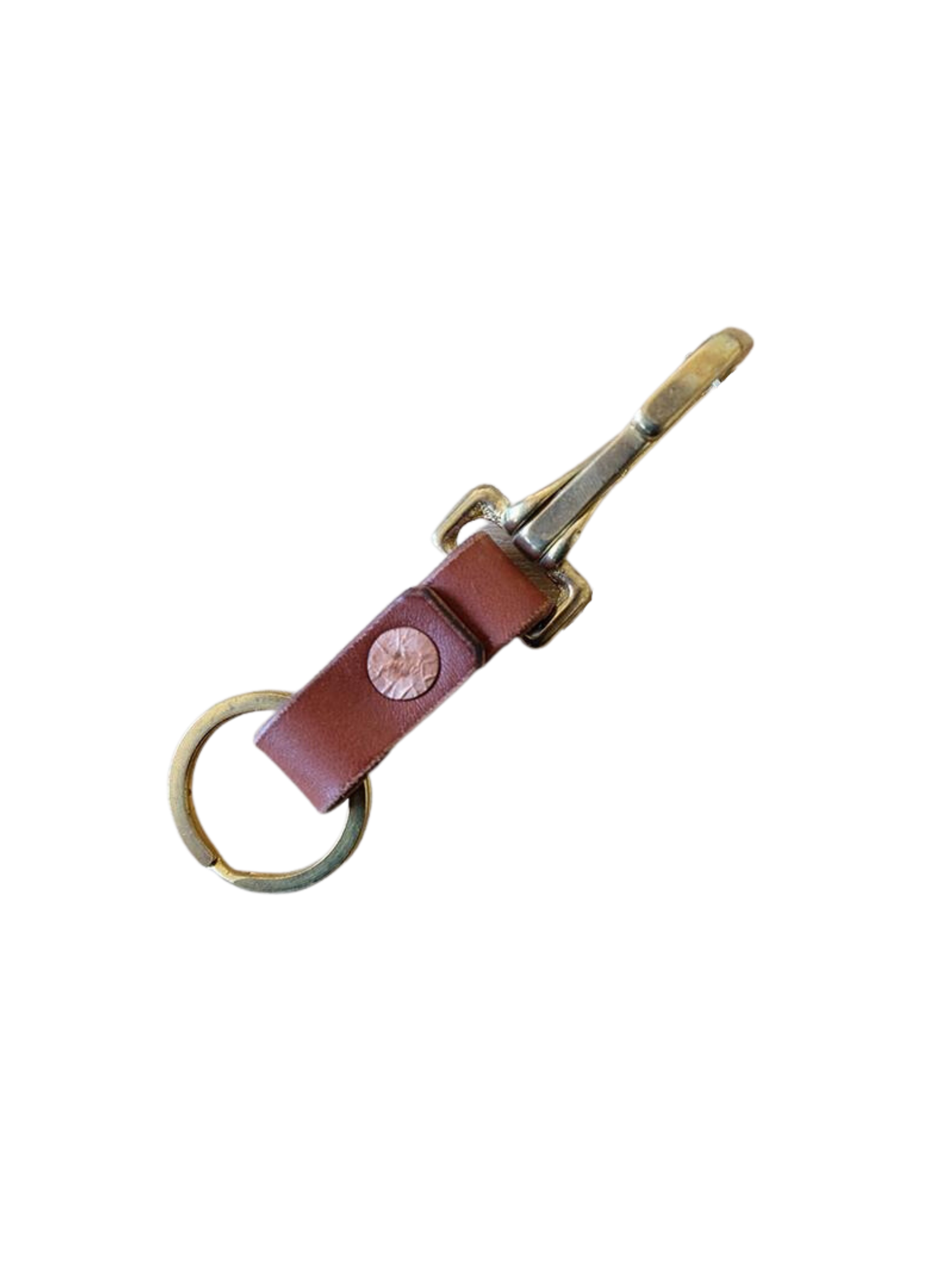 Wolf Pack Leather Mini Key Fob - Black / Dark Brown / Nut Brown | Keel Surf & Supply