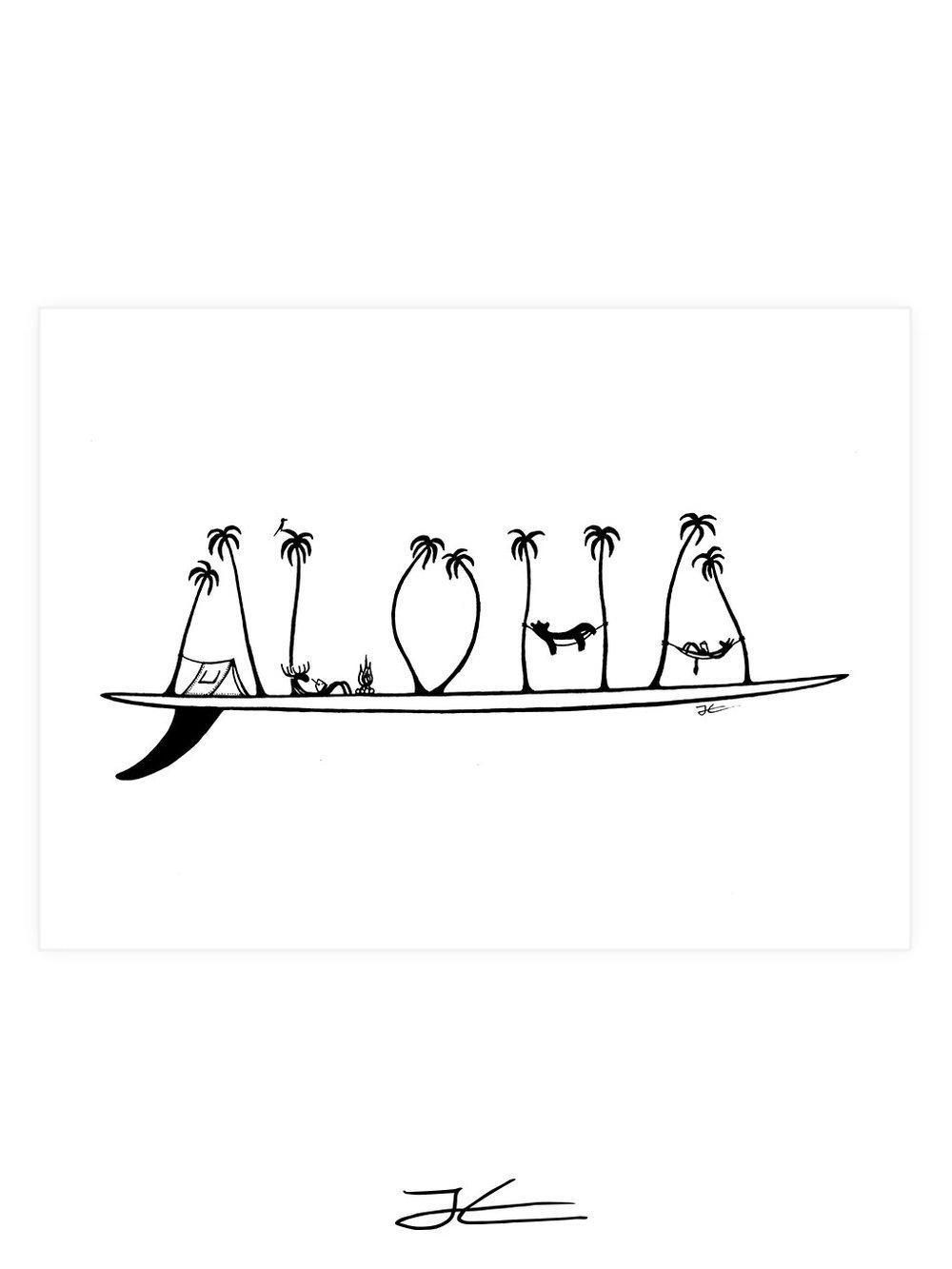 Aloha Print ~ JONAS CLAESSON-Keel Surf & Supply