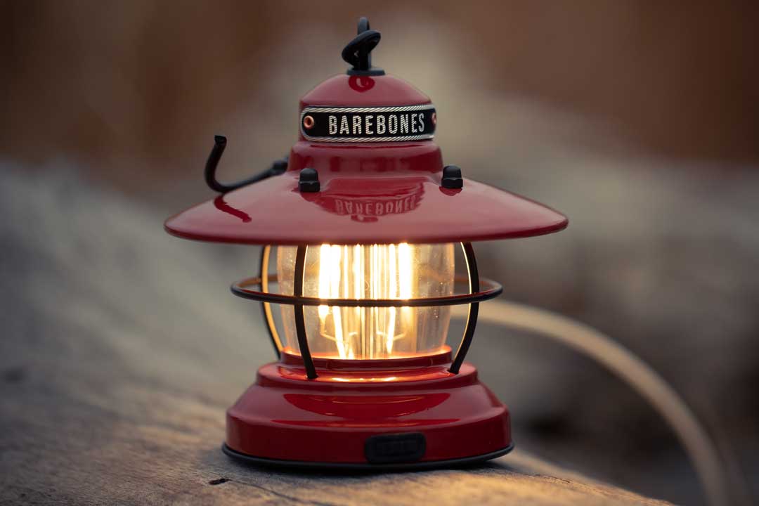 Barebones Edison Mini Lantern ~ Red-Keel Surf & Supply