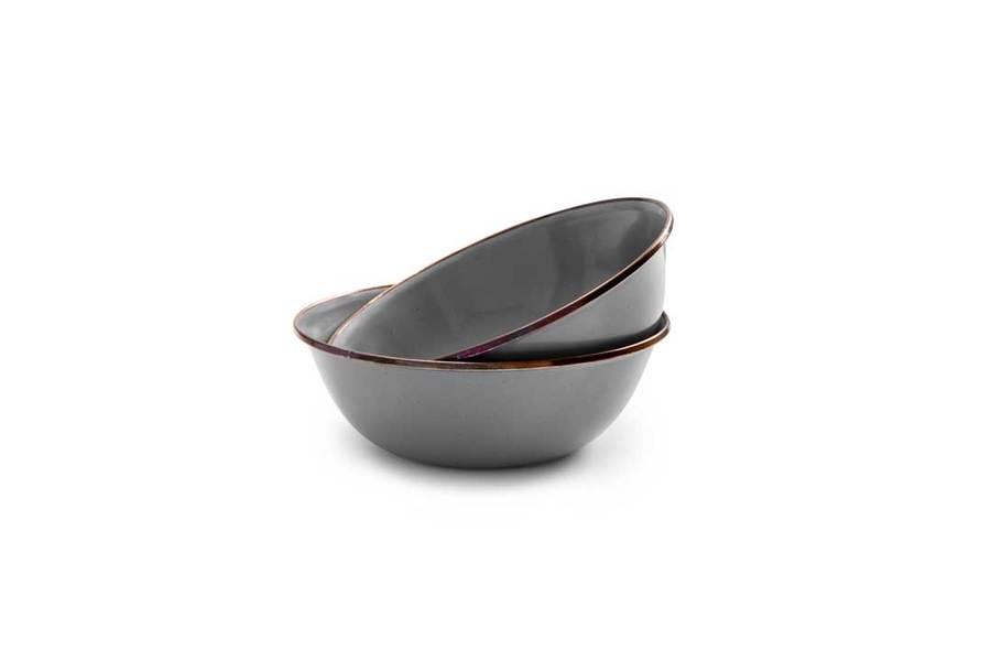 Barebones Enamel Bowl Set ~ Slate Grey-Keel Surf & Supply