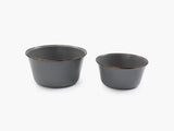 Barebones Enamel Mixing Bowl Set ~ Slate Grey-Keel Surf & Supply