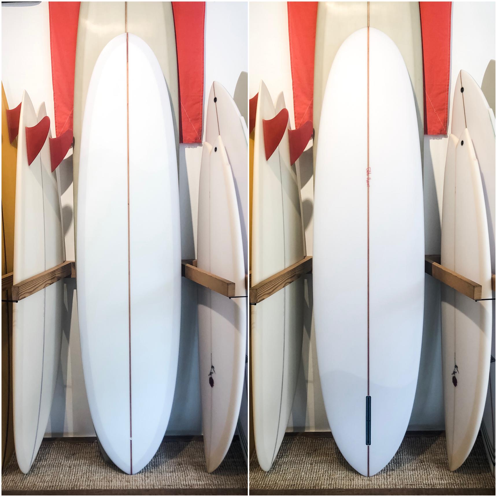 Gato Heroi 7'6" Spacepig ~ Clear / Volan / Lavender (2020)-Keel Surf & Supply