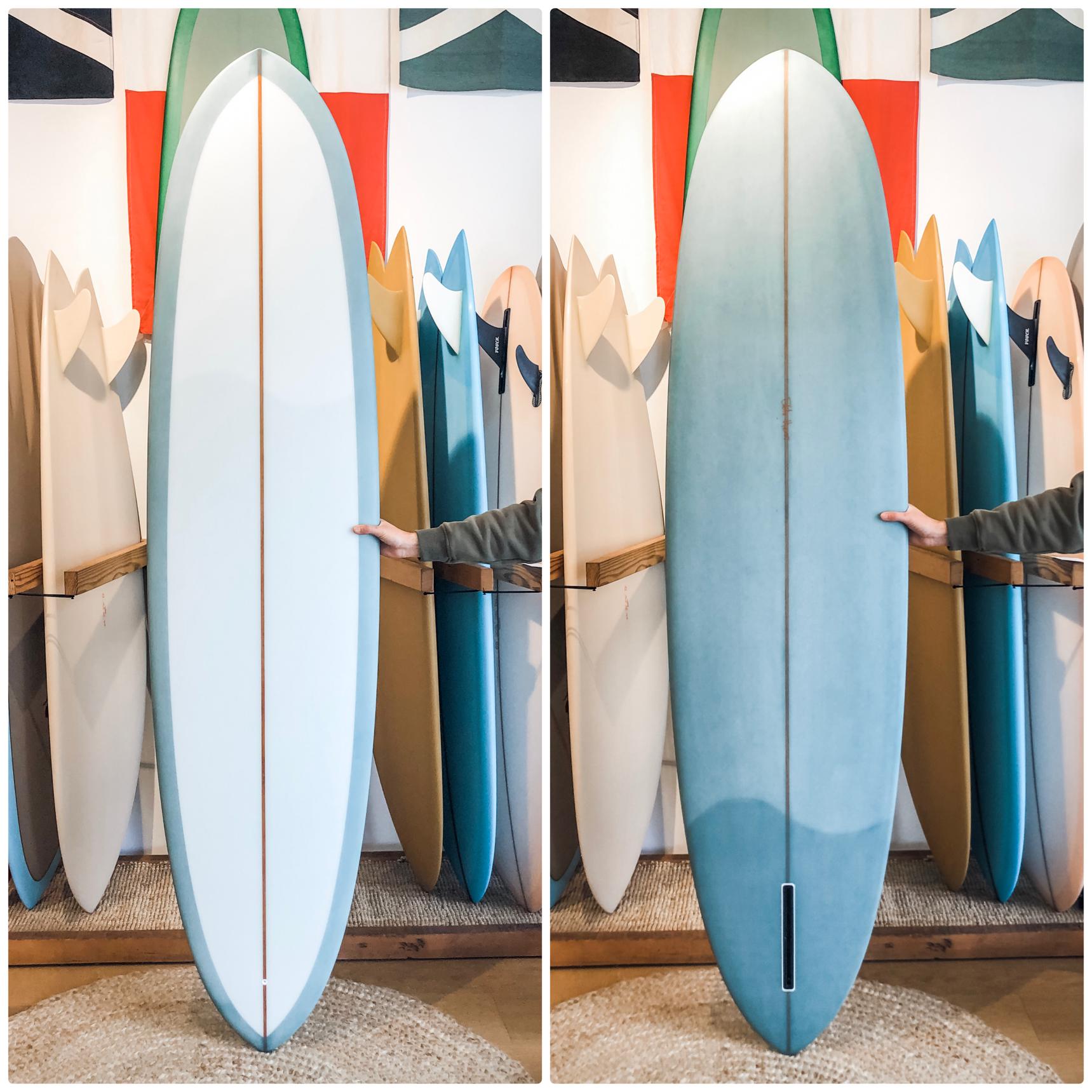 Gato Heroi 7'8" Spacepig ~ Clear / Denim Blue-Keel Surf & Supply
