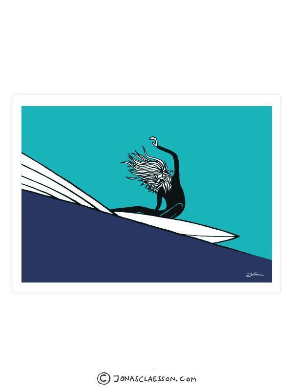 Good Hair Day Print ~ Jonas Claesson-Keel Surf & Supply
