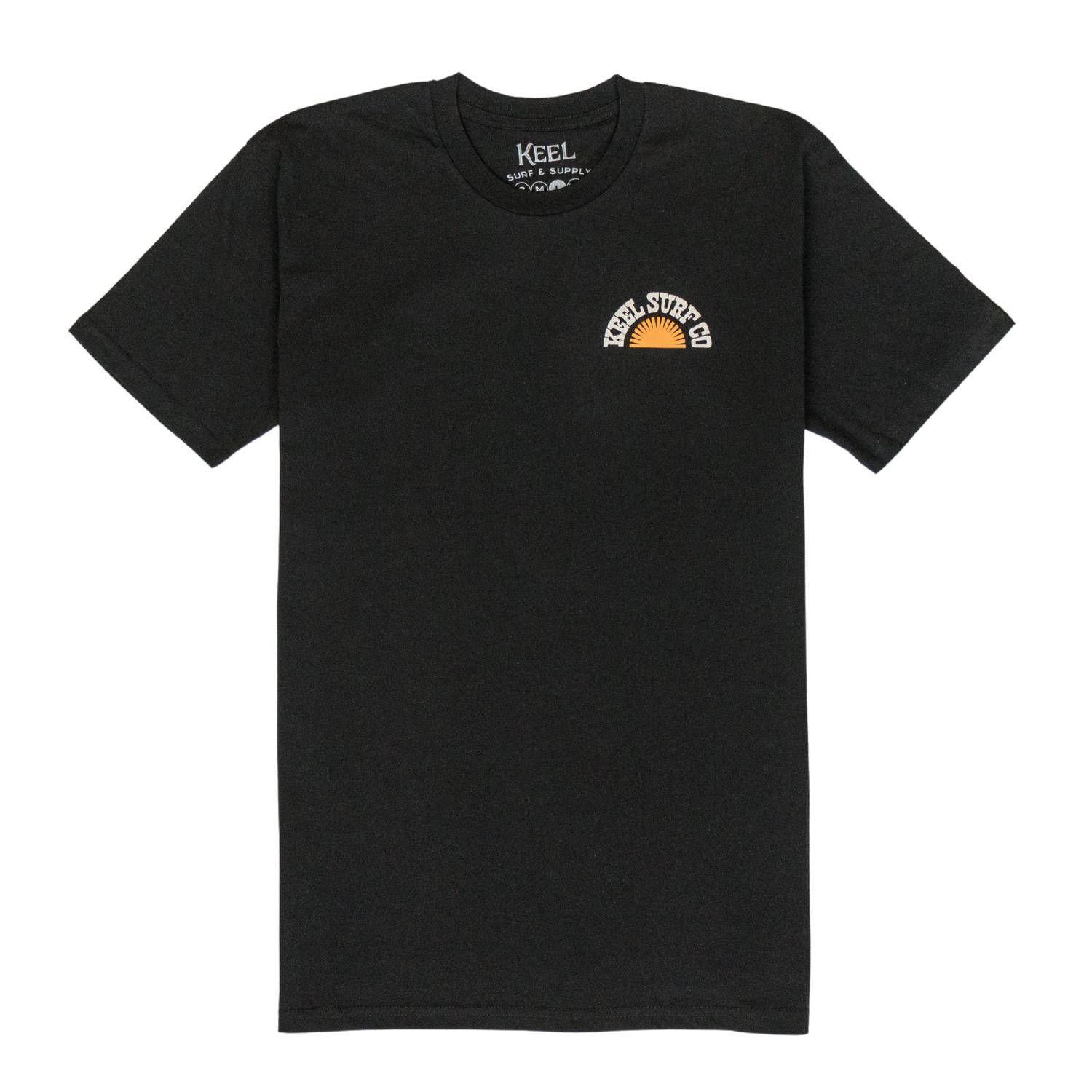 Keel Sun Tee ~ Black-Keel Surf & Supply