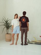 Keel Surf ~ Sun Spiral Heavy Tee ~ Black-Keel Surf & Supply