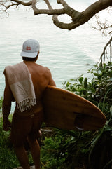 Keel x Kane Splatter Hat ~ White / Red-Keel Surf & Supply