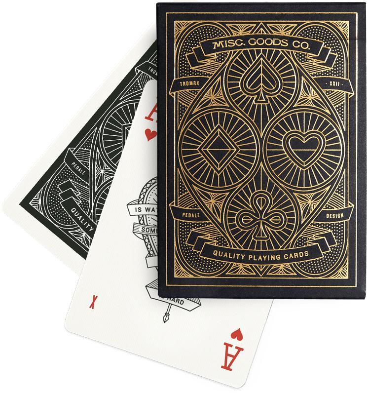 Misc. Goods Co. Playing Cards - Black-Keel Surf & Supply