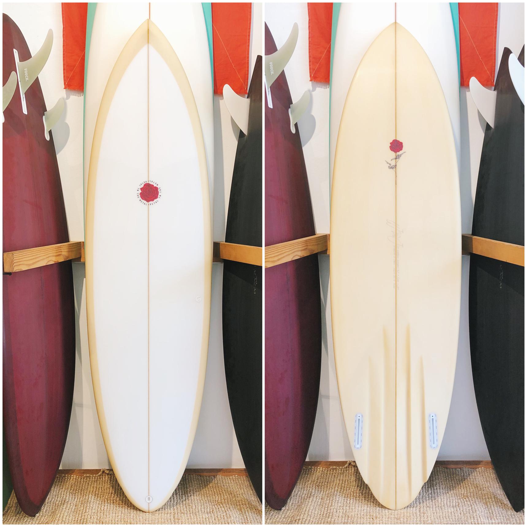 Petal to the Metal 6'6" Charlotte Charger ~ Clear / Sand-Keel Surf & Supply