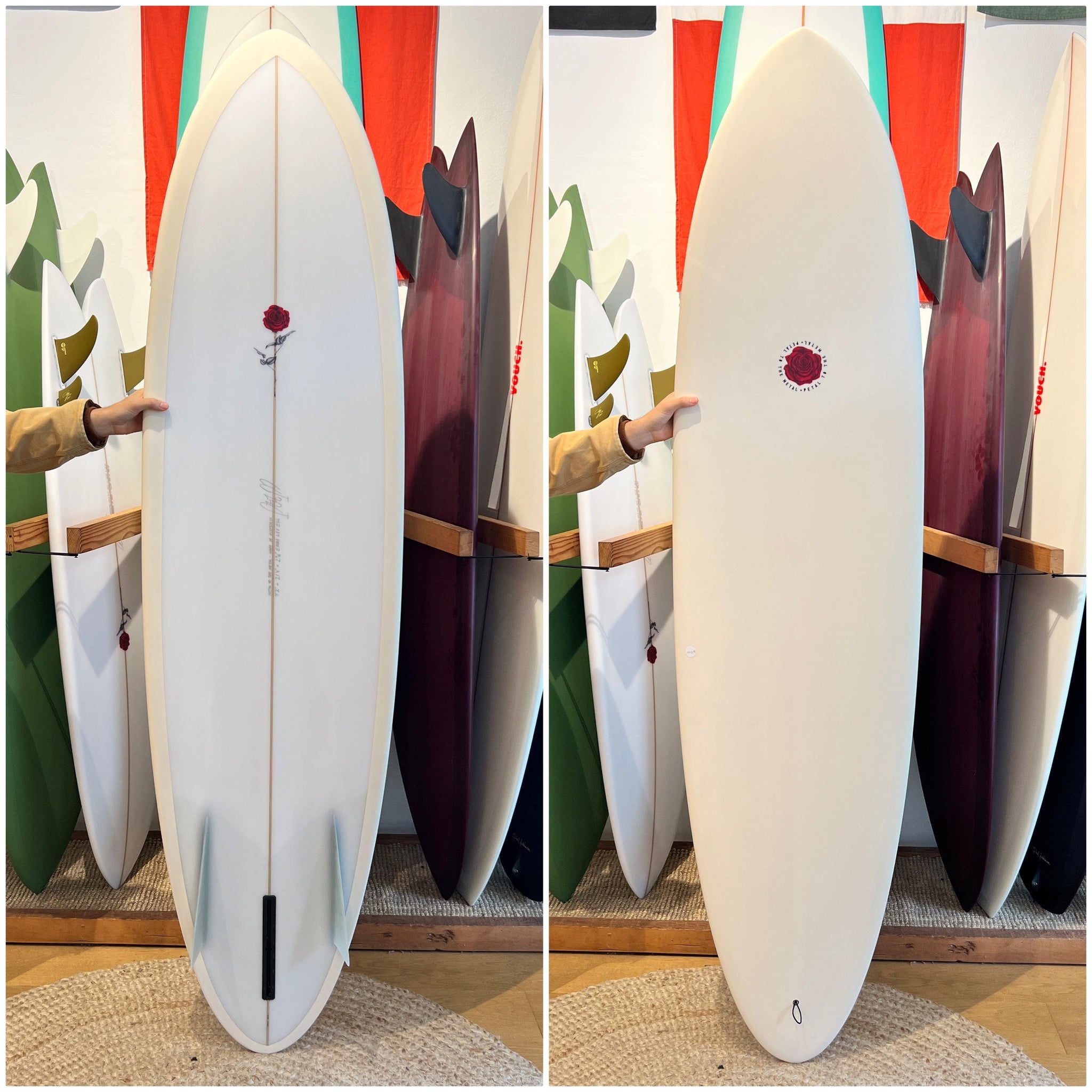 Petal to the Metal Emma Lee Egg Bonzer 7'2"-Keel Surf & Supply