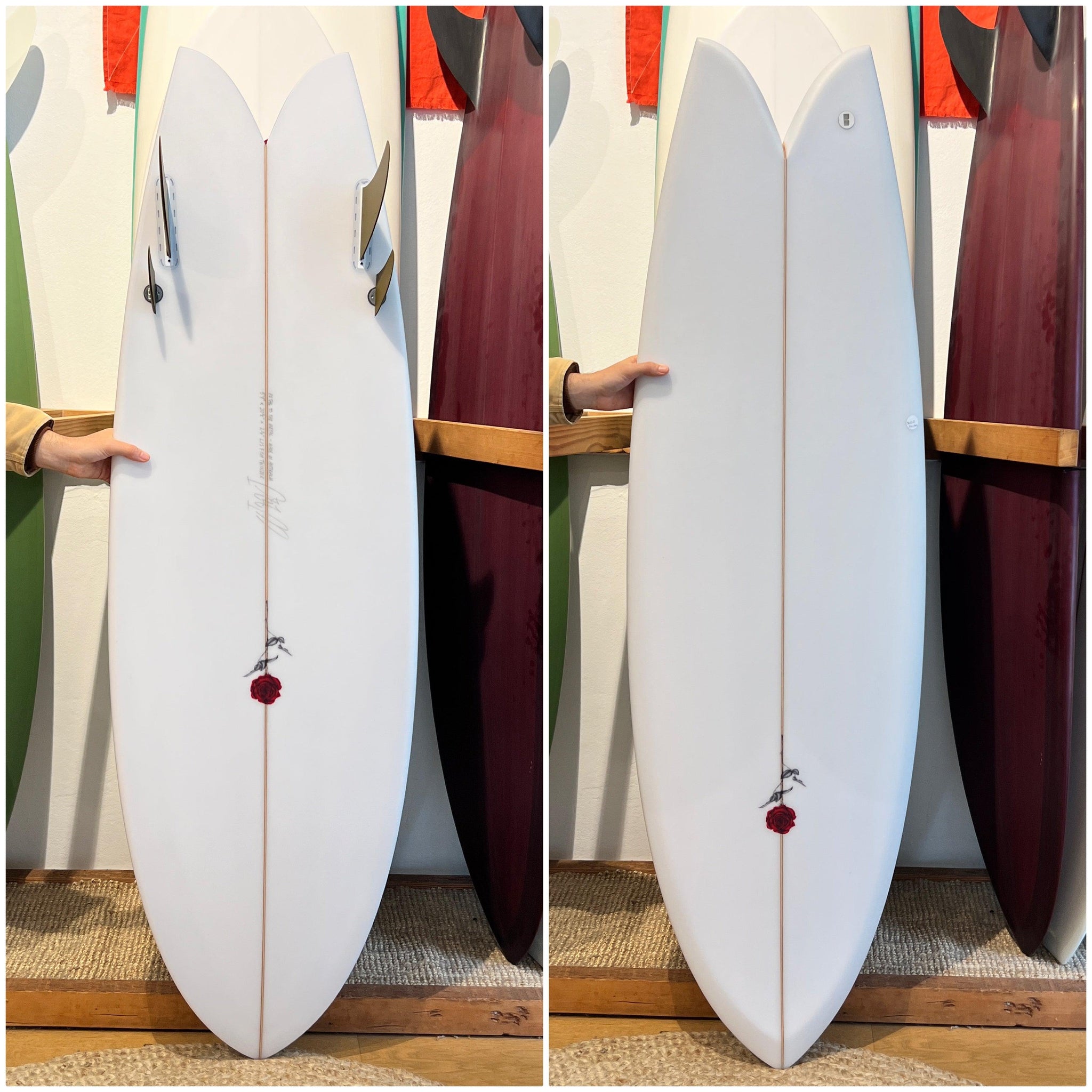 Petal to the Metal Lis Fish Twinzer 5'9"-Keel Surf & Supply
