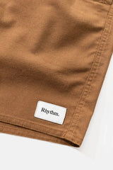 RHYTHM CLASSIC LINEN JAM ~ COFFEE-Keel Surf & Supply