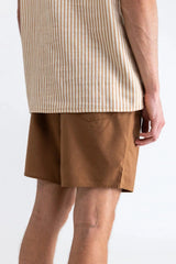 RHYTHM CLASSIC LINEN JAM ~ COFFEE-Keel Surf & Supply