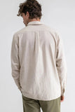 RHYTHM CLASSIC LINEN LS SHIRT ~ SAND-Keel Surf & Supply